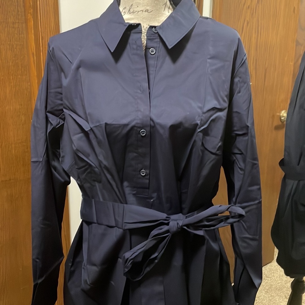 Womens New Lane Bryant Navy Blue Tunic size 18